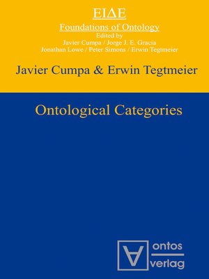 cover image of Ontological Categories